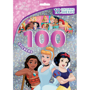 100 стикера Disney Princess
